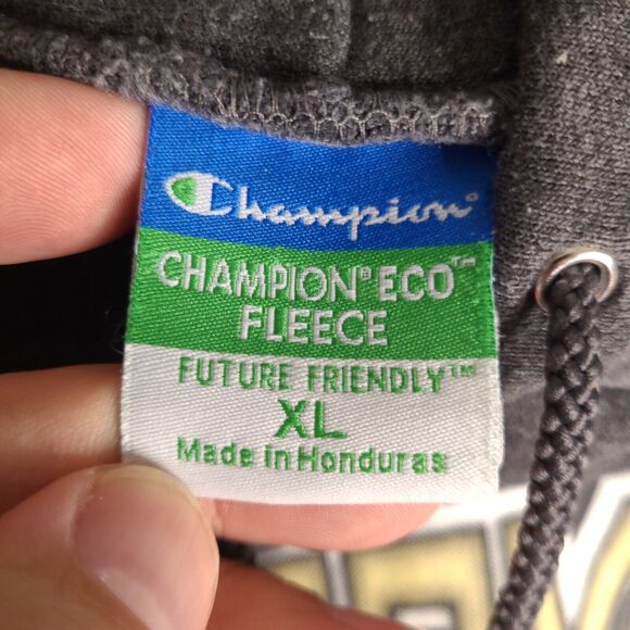 Champion UCF Knightmare Revolution Hoodie Mens XL Gray Sweatshirt Eco Fleece - Picture 6 of 15